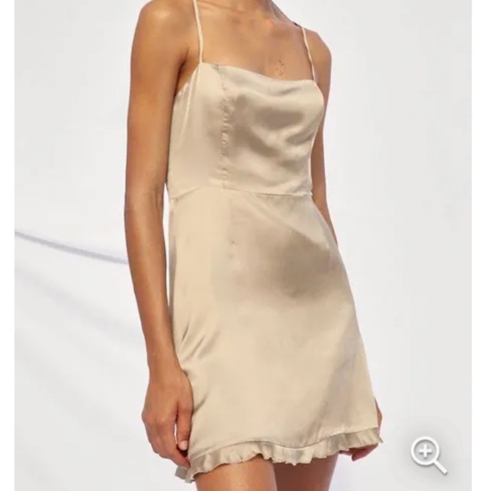 Aritzia mini slip dress